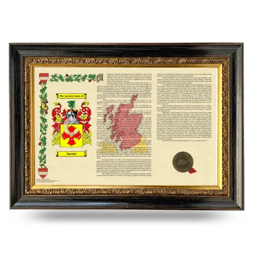 Eavert Armorial Landscape Framed - Heirloom