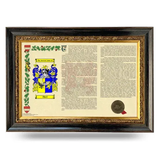 Eberl Armorial Landscape Framed - Heirloom