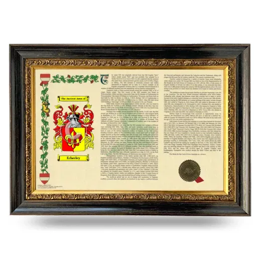 Echerley Armorial Landscape Framed - Heirloom