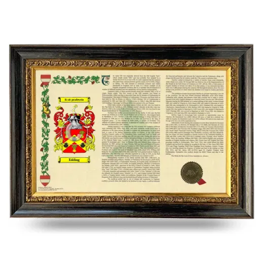 Edding Armorial Landscape Framed - Heirloom