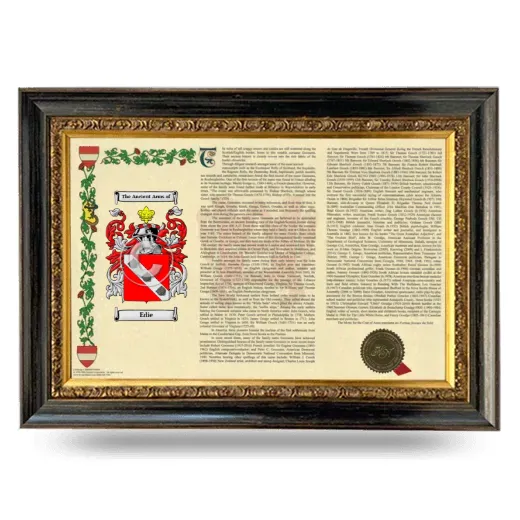 Edie Armorial Landscape Framed - Heirloom
