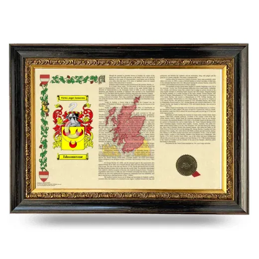 Edmonstone Armorial Landscape Framed - Heirloom
