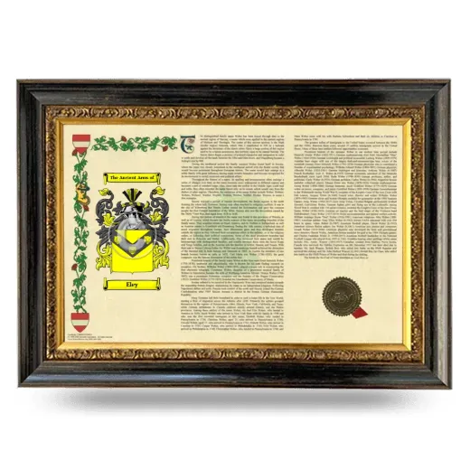 Eley Armorial Landscape Framed - Heirloom