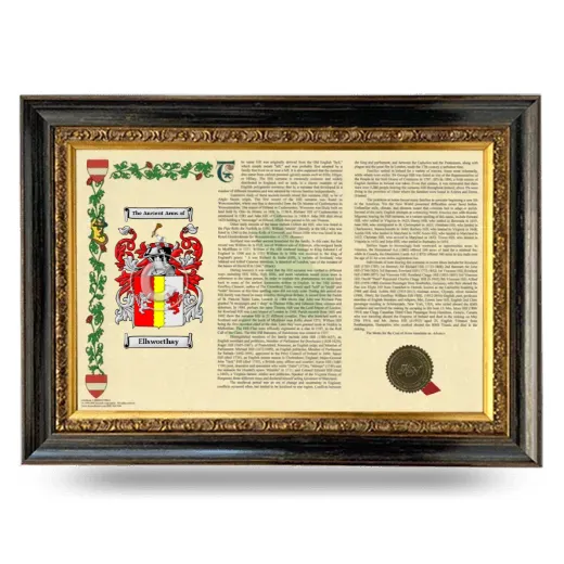 Ellsworthay Armorial Landscape Framed - Heirloom