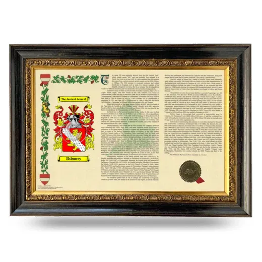 Elsburrey Armorial Landscape Framed - Heirloom