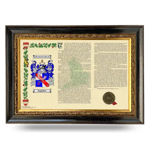 Engledow Armorial Landscape Framed - Heirloom