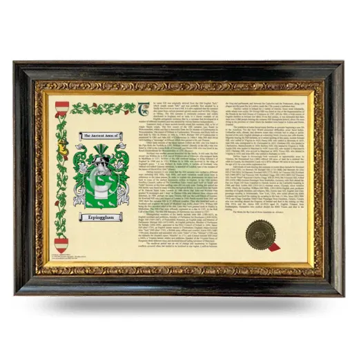 Erpingghan Armorial Landscape Framed - Heirloom