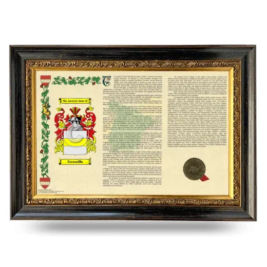 Escamilla Armorial Landscape Framed - Heirloom