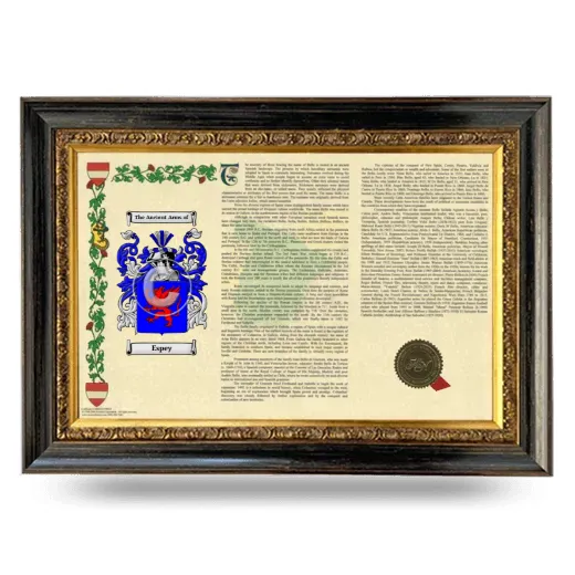 Espey Armorial Landscape Framed - Heirloom