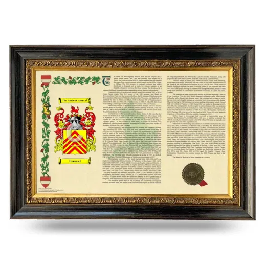 Eversal Armorial Landscape Framed - Heirloom