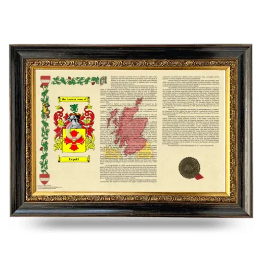 Evyott Armorial Landscape Framed - Heirloom