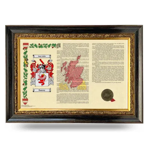 Ewerey Armorial Landscape Framed - Heirloom