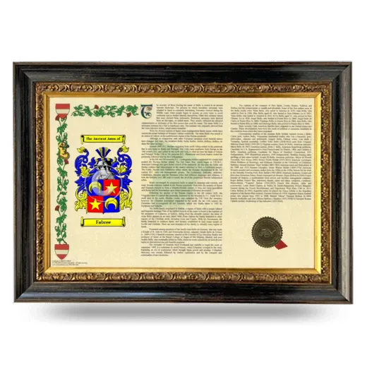 Fabree Armorial Landscape Framed - Heirloom