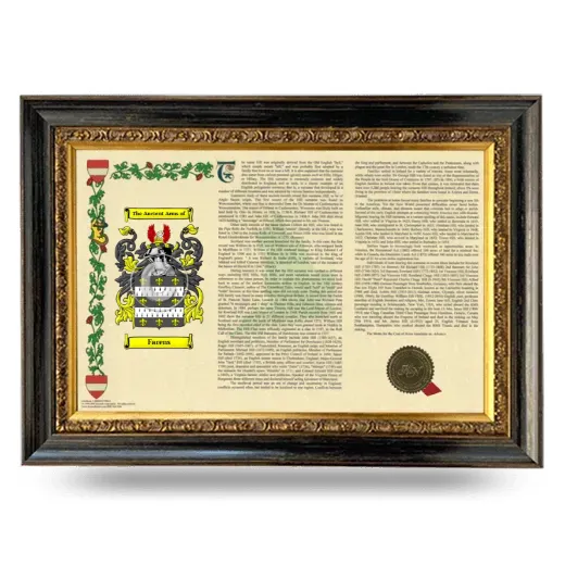 Farens Armorial Landscape Framed - Heirloom