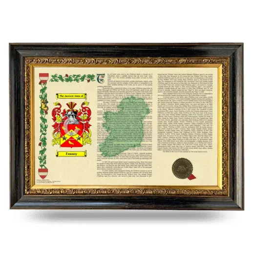 Feanny Armorial Landscape Framed - Heirloom