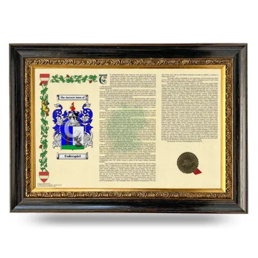 Federspiel Armorial Landscape Framed - Heirloom