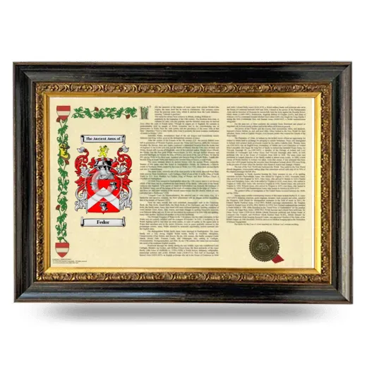 Fedor Armorial Landscape Framed - Heirloom
