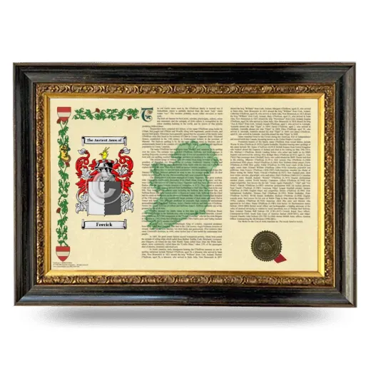 Feerick Armorial Landscape Framed - Heirloom