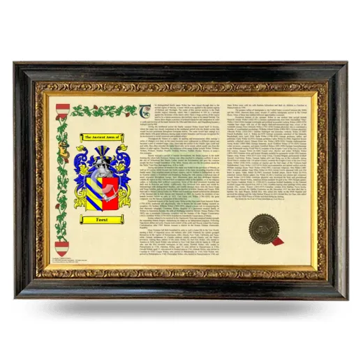 Feest Armorial Landscape Framed - Heirloom