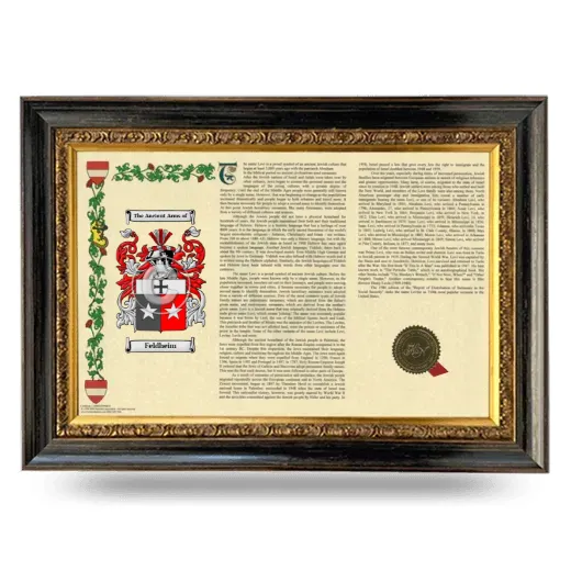 Feldheim Armorial Landscape Framed - Heirloom