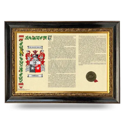 Feldhorn Armorial Landscape Framed - Heirloom