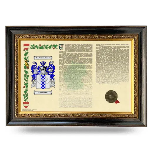 Felsmann Armorial Landscape Framed - Heirloom