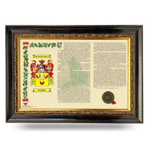 Ferriday Armorial Landscape Framed - Heirloom