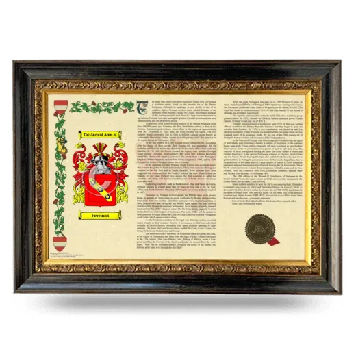 Ferrucci Armorial Landscape Framed - Heirloom