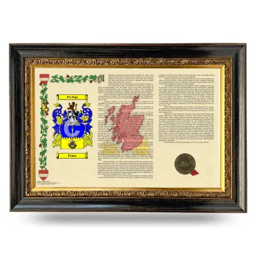 Feyes Armorial Landscape Framed - Heirloom