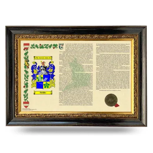 Fielder Armorial Landscape Framed - Heirloom