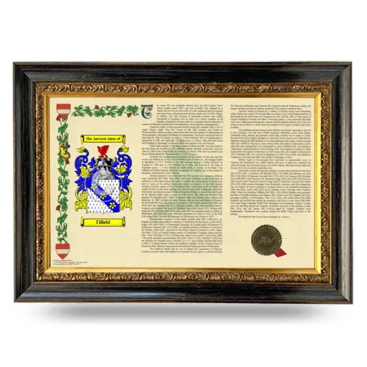 Fifield Armorial Landscape Framed - Heirloom