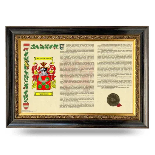 Figueiredo Armorial Landscape Framed - Heirloom