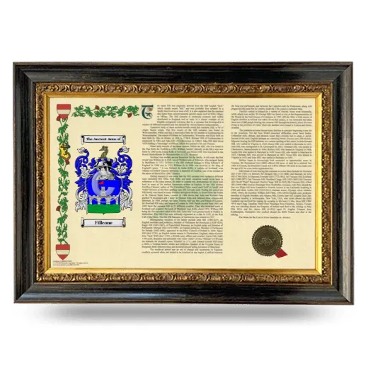 Fillcone Armorial Landscape Framed - Heirloom
