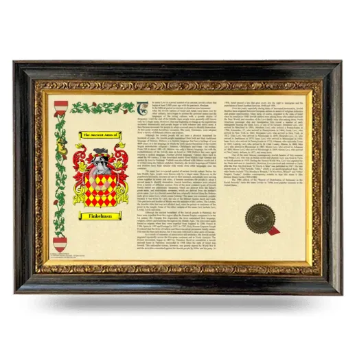 Finkelman Armorial Landscape Framed - Heirloom