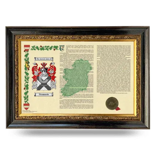 Fitzmorris Armorial Landscape Framed - Heirloom