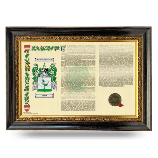 Fluek Armorial Landscape Framed - Heirloom