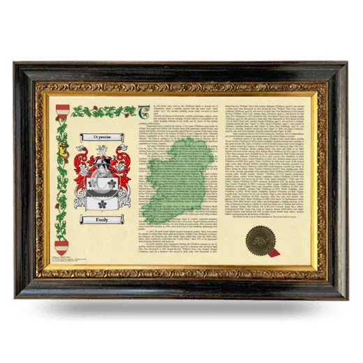 Fooly Armorial Landscape Framed - Heirloom