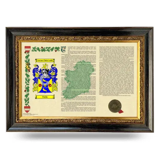 Forin Armorial Landscape Framed - Heirloom