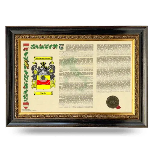 Fortin Armorial Landscape Framed - Heirloom