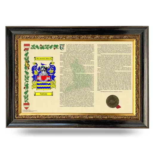 Fortney Armorial Landscape Framed - Heirloom