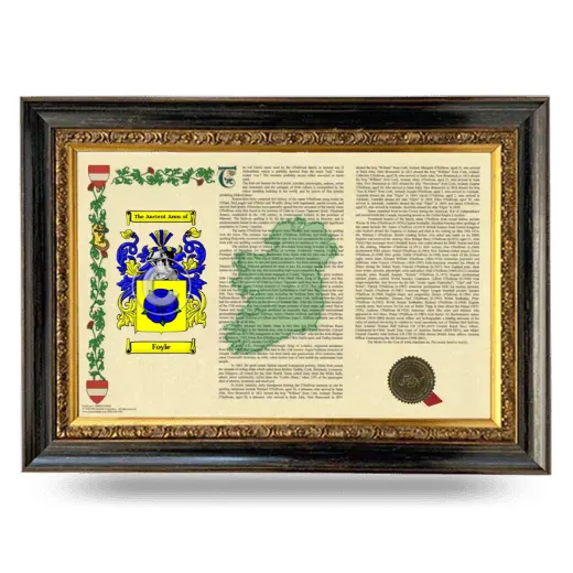Foyle Armorial Landscape Framed - Heirloom