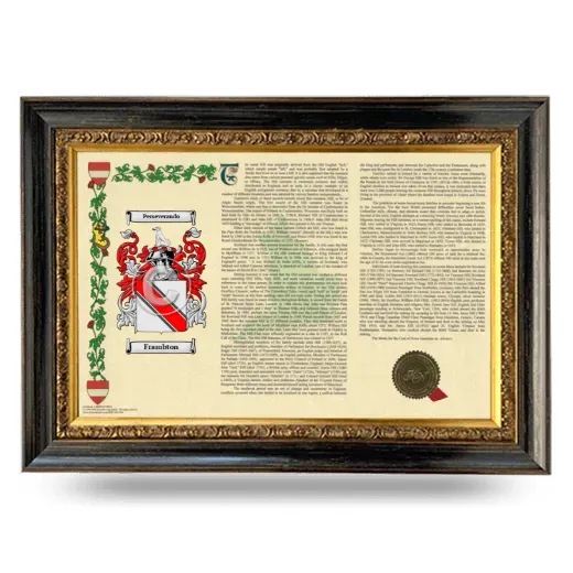 Frambton Armorial Landscape Framed - Heirloom
