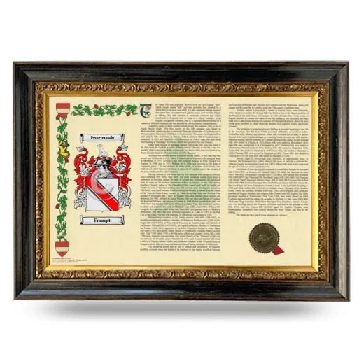 Frampt Armorial Landscape Framed - Heirloom