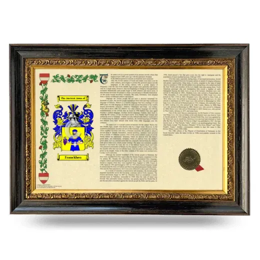 Franckhen Armorial Landscape Framed - Heirloom