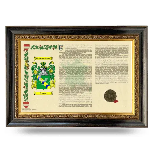 Fresnet Armorial Landscape Framed - Heirloom