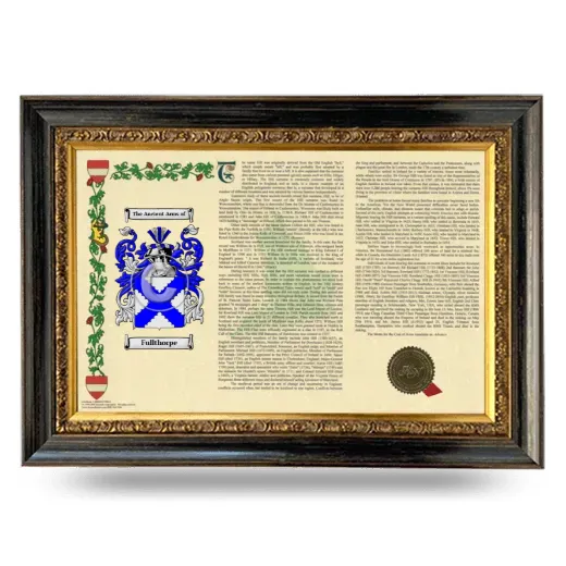 Fullthorpe Armorial Landscape Framed - Heirloom