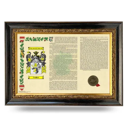Funken Armorial Landscape Framed - Heirloom