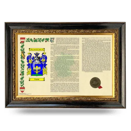 Furen Armorial Landscape Framed - Heirloom