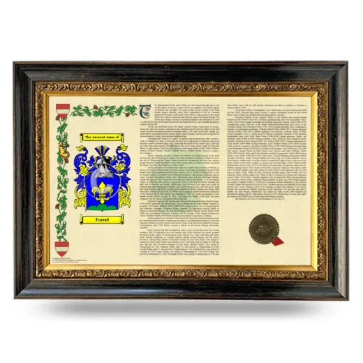 Furrel Armorial Landscape Framed - Heirloom