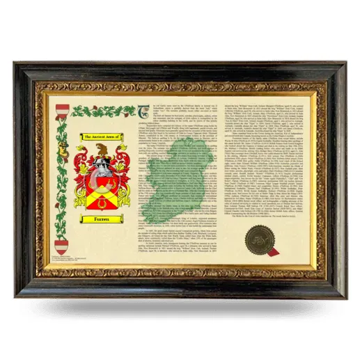 Furren Armorial Landscape Framed - Heirloom